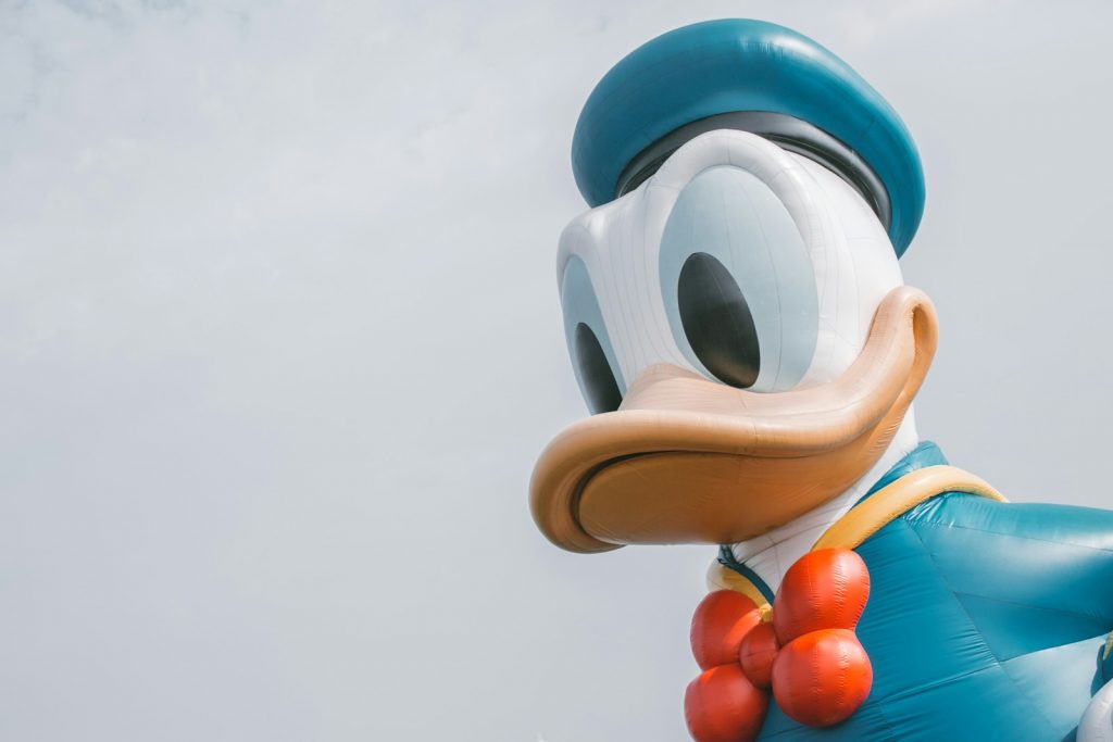 Eine Ente im Matrosen-Kostüm: Donald Duck